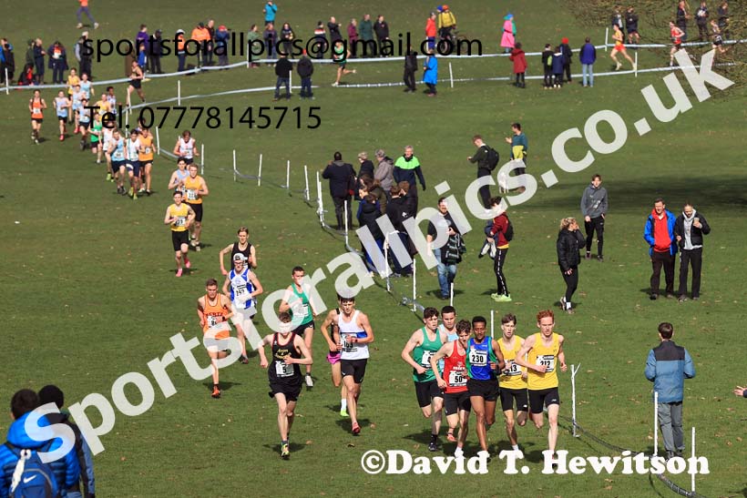 Mens Under-20s, 2024 CAU Inter Counties Cross Country Champs., Wollaton Park, Nottingham. Photo: David T. Hewitson/Sports for All Pics